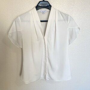 Women's White Blouse- S